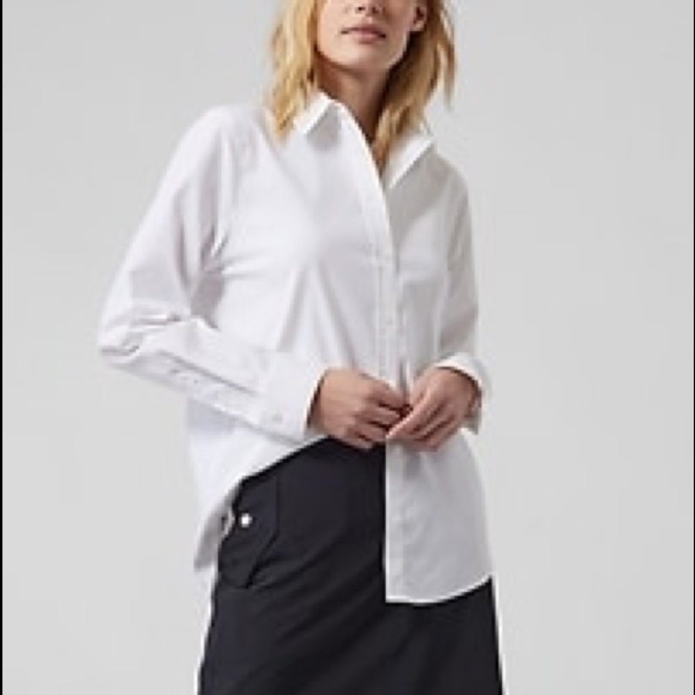 Athleta Midtown Button Down Shirt